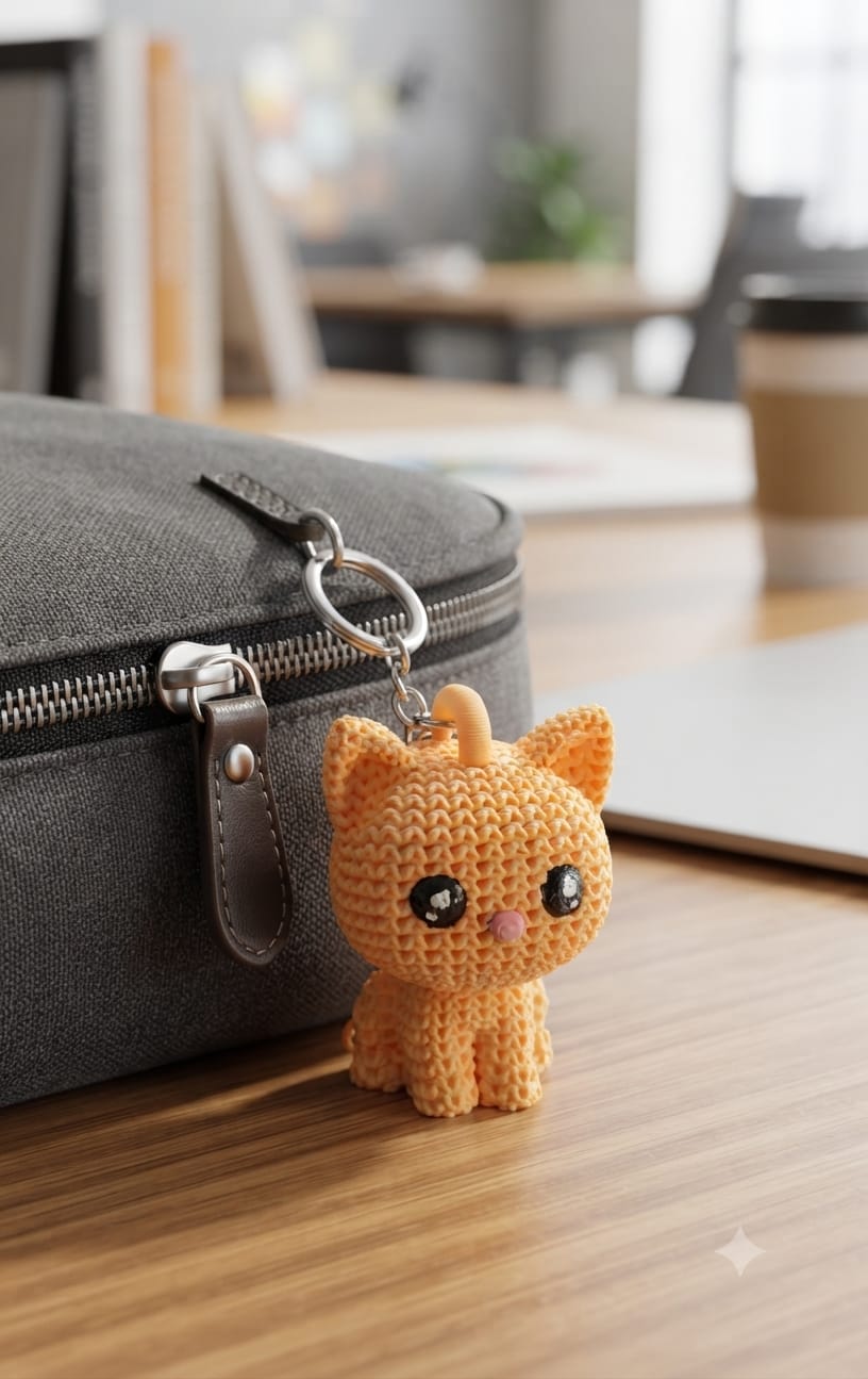 Cute Cat Key Chain - Image 5