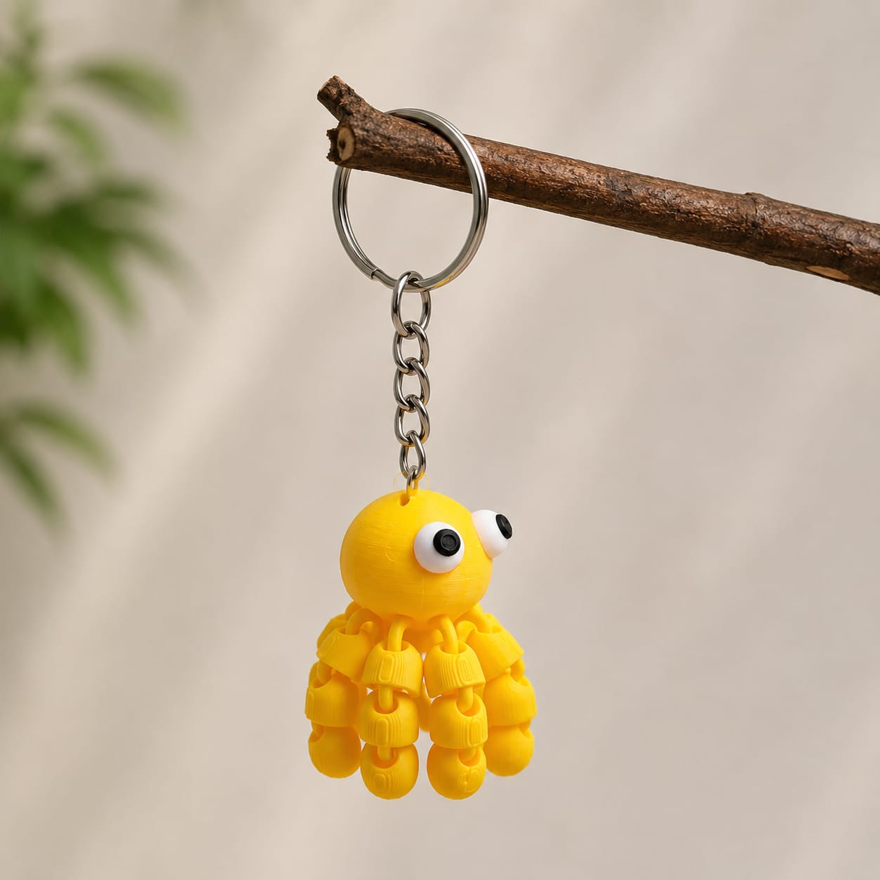 Mini Baby Octopus Keychain - Image 2