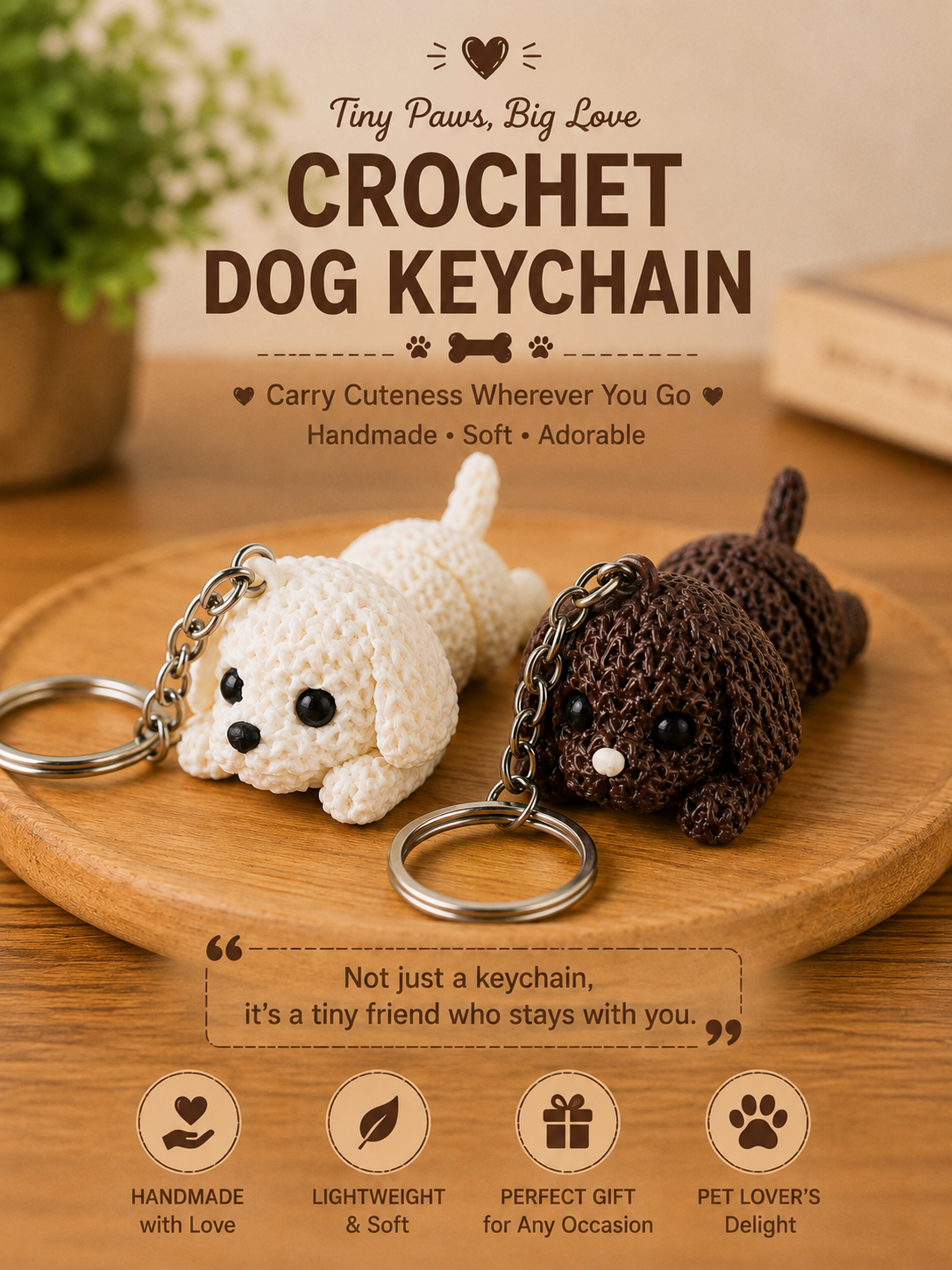 Cute Dog Keychain - Image 5
