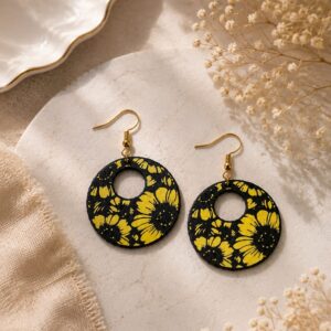 Sunshine Bloom Hoops