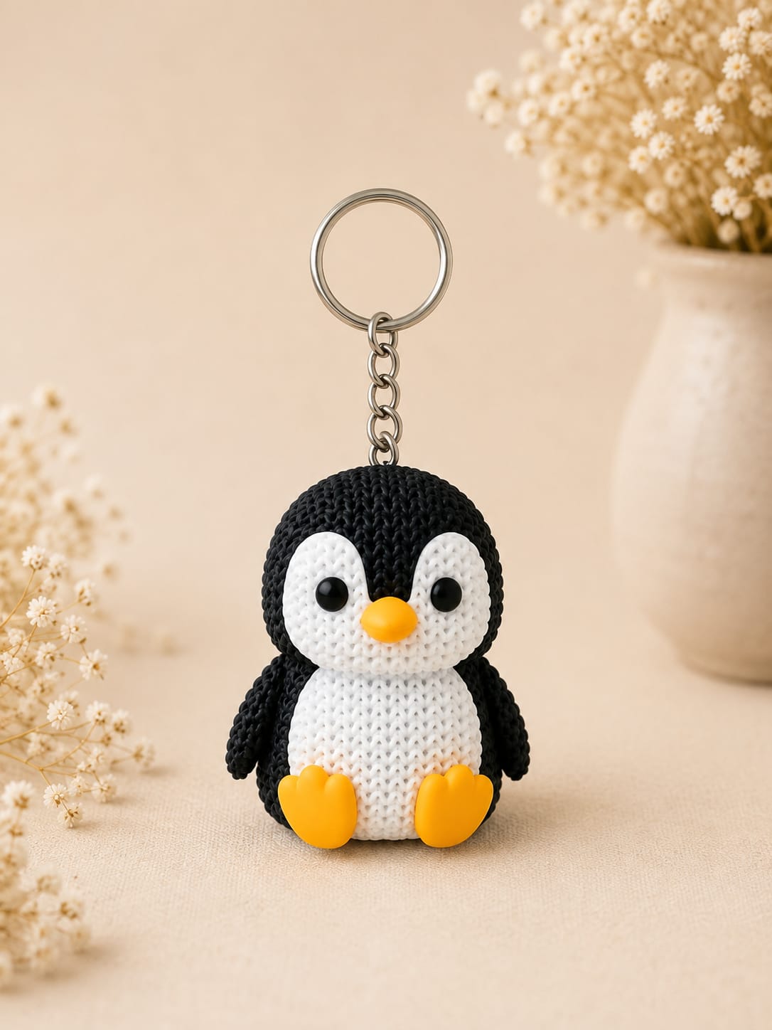 Cute Penguin Keychain